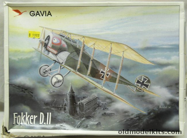 Gavia 1/48 Fokker D-II - Ltn. Fritz Grunzweig Ensheim 1916 or 540/16 (w/n 832) 1915 - (M17 D.II), 003-1199 plastic model kit